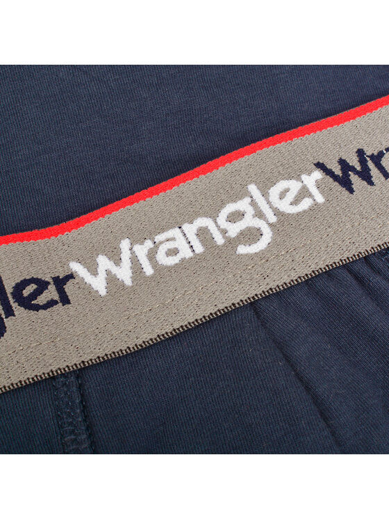 Wrangler Wrangler Bokserki Bayard 3 Pack Cotton Elastane Trunks Szary