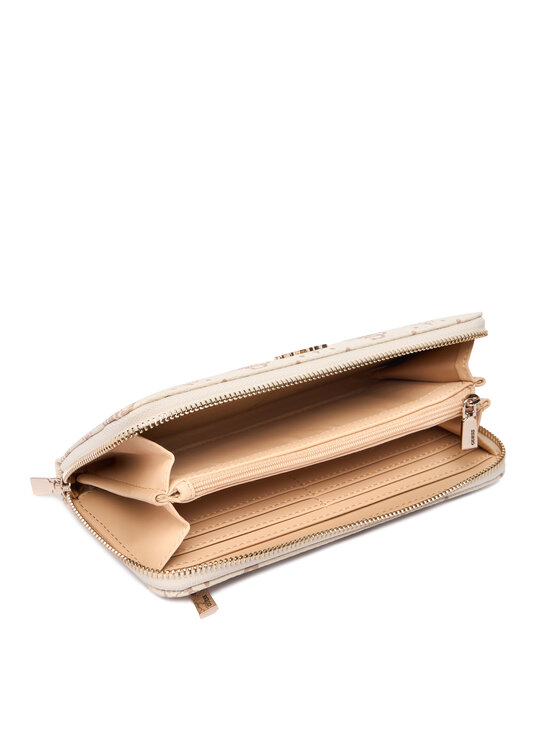 Guess Guess Гаманець Carrie Logo Slg SWGP98 98146 Écru