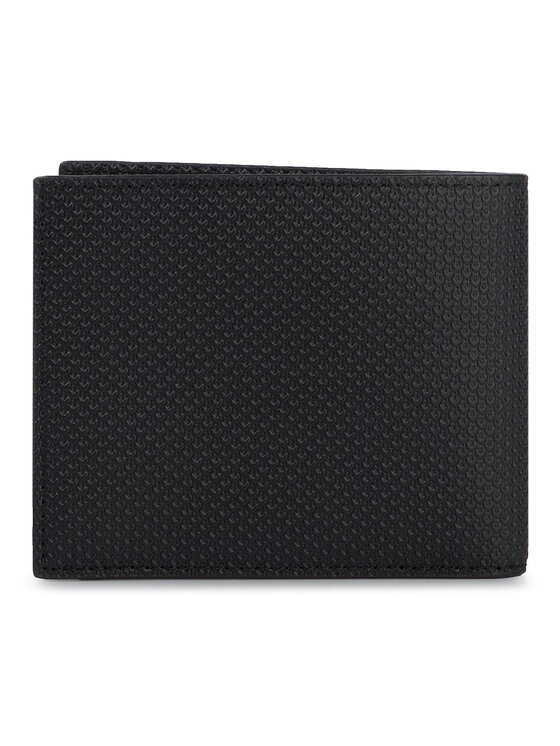 Lacoste Lacoste Velika moška denarnica Billfold Zip Case NH2826CE Črna