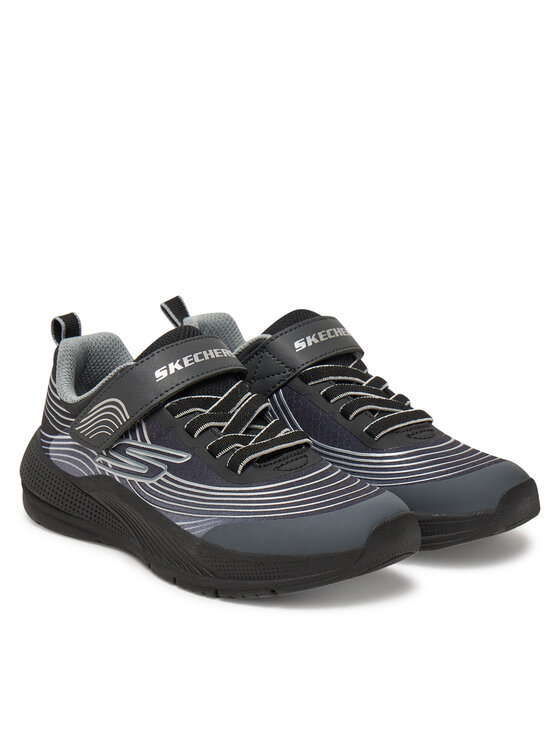 Skechers Skechers Tenisice Microspec Advance- 403926L/BKSL Crna