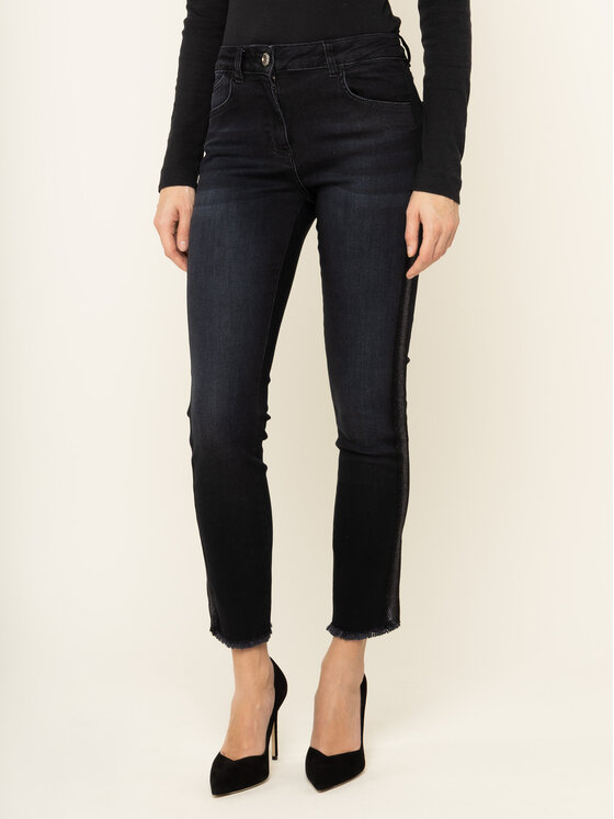 Jeansy Skinny Fit Oberis 536436 Nero Skinny Fit