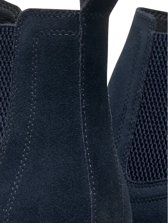 Geox Geox Kotníková obuv s elastickým prvkem U Spherica Ec1 U36D1C 00022 C4002 Tmavomodrá