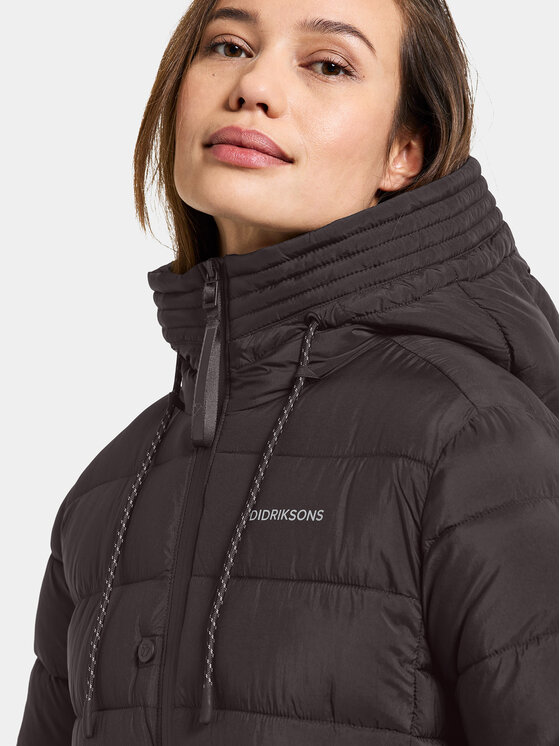 Didriksons Didriksons Žieminė striukė Gisa Wns Jkt 505031 Juoda Regular Fit