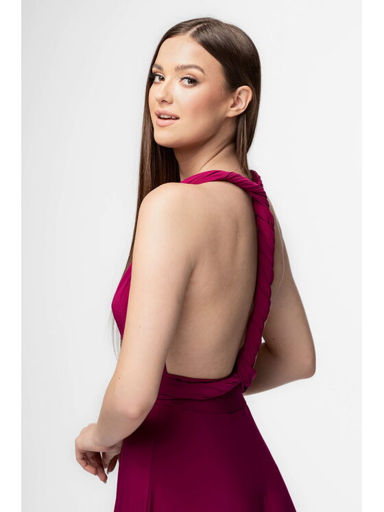 Aurora Aurora Sukienka multiway (fuksja) Fioletowy Feminine Fit