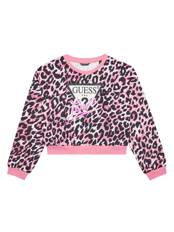 Guess Guess Felpa J5YQ03 KA6R4 Rosa Oversize