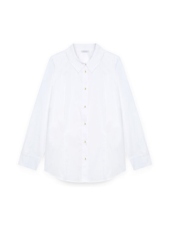 Fiorella Rubino Fiorella Rubino Camicia 5358T001357N011 Bianco A-Line Fit