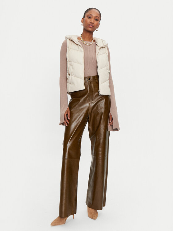Morgan Morgan Veste 232-GSOLO Écru Regular Fit