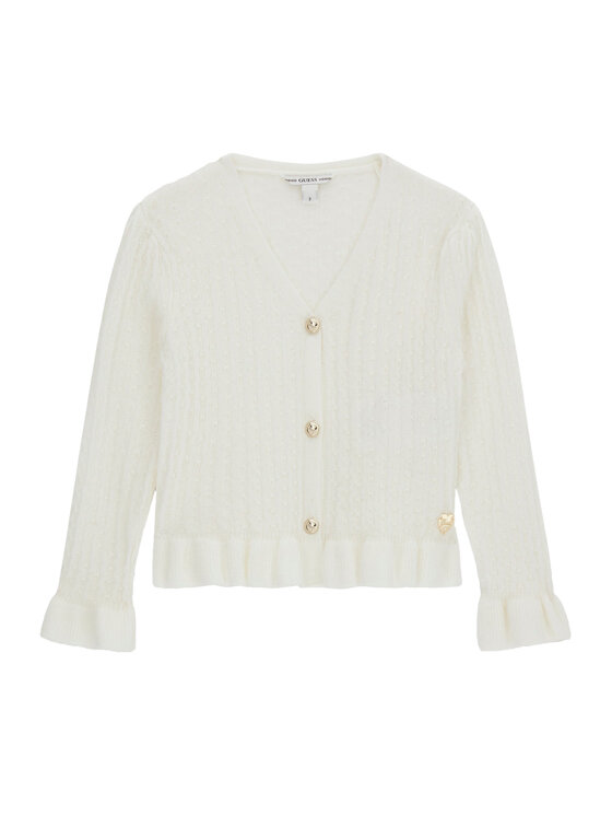 Guess Cardigan K6RR03 Z4530 Alb Regular Fit