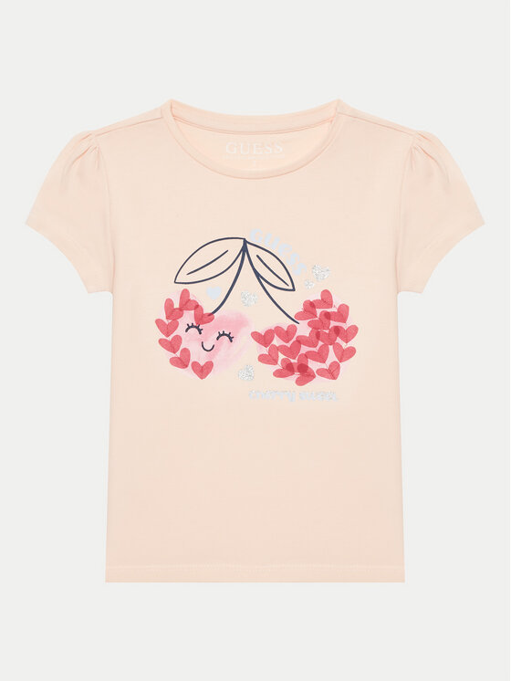 Guess Guess T-shirt K5GI03 K6YW4 Rosa Regular Fit