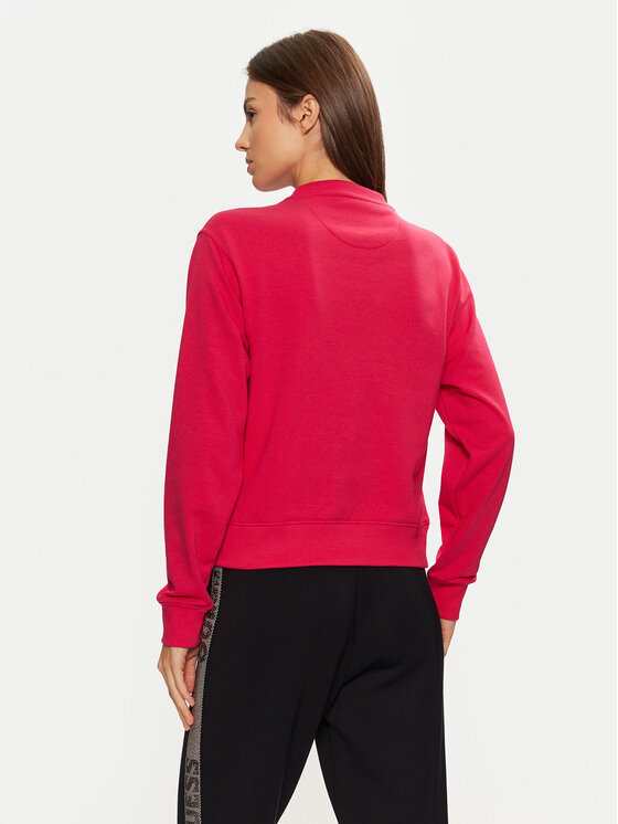 Guess Guess Mikina W5RQ04 KB683 Červená Regular Fit