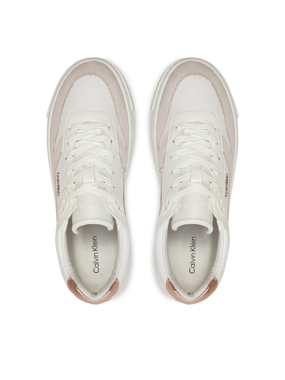 Calvin Klein Calvin Klein Снікерcи Ff Cupsole Lace Up W/Ml Mix M HW0HW02125 Білий