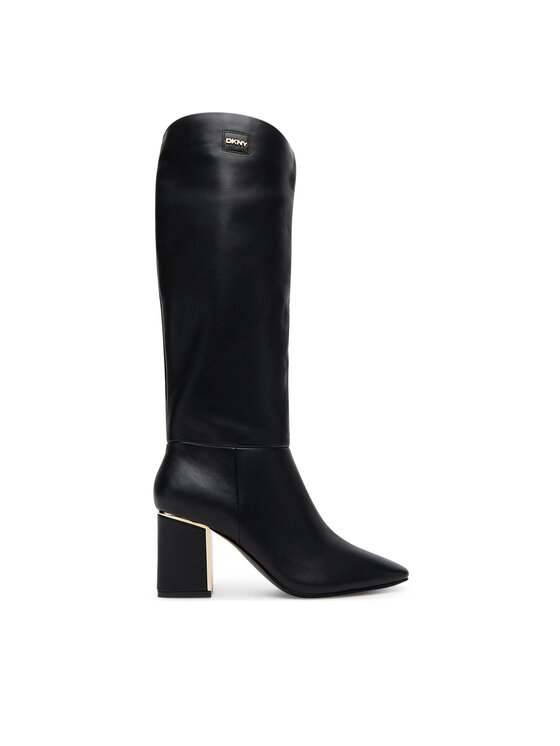 DKNY Kozaki K3544857 Czarny