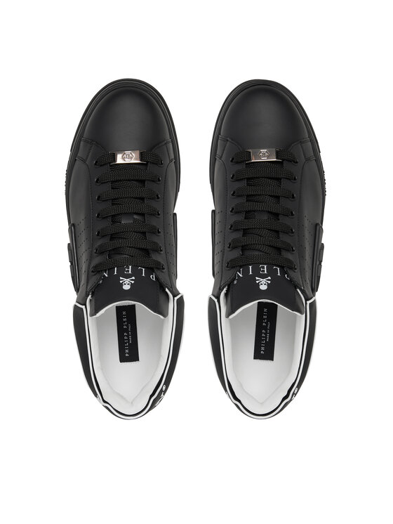 PHILIPP PLEIN PHILIPP PLEIN Sneakers Top Hexagon PAES USC0775 PLE005N Negru