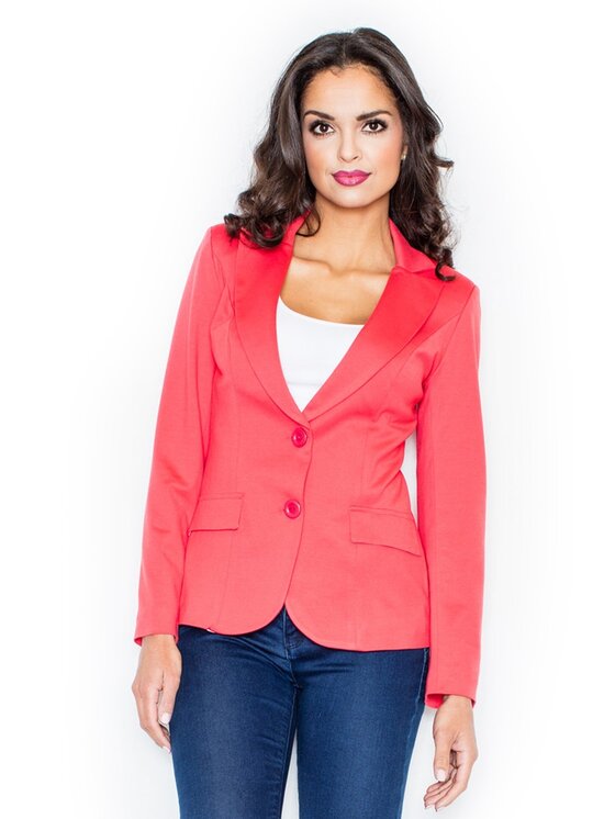 FIGL FIGLFIGL Giacca da abito M085 Arancione Slim Fit