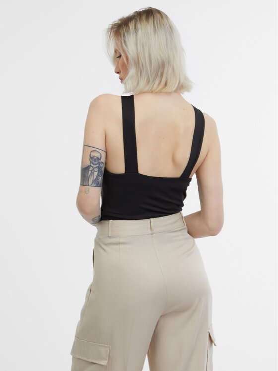 Orsay Orsay Top 1000333660000__S Czarny Regular Fit