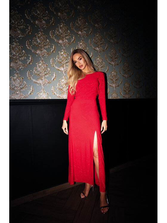 Made of Emotion Made of Emotion Abito da sera M719 Rosso Premium Fit