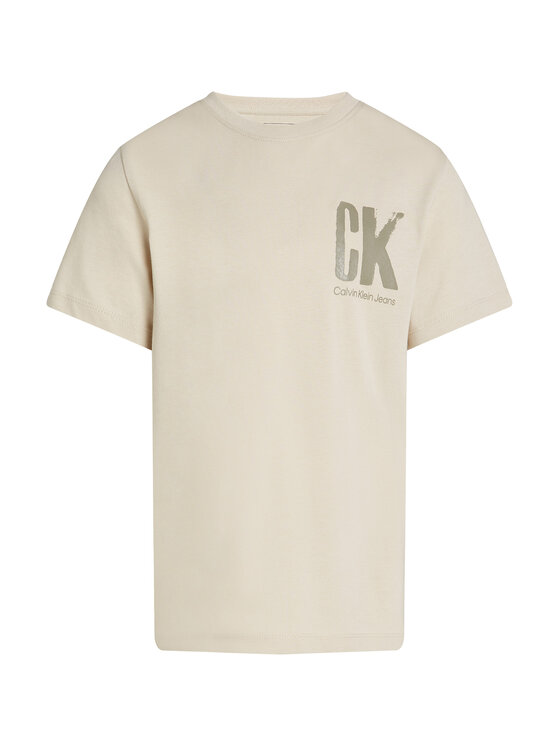 Calvin Klein Jeans Calvin Klein Jeans Футболка Surf Graphic IB0IB02447 Бежевий Regular Fit