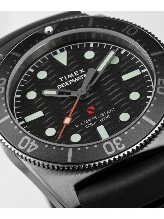 Timex Timex Hodinky TW2W74700 Čierna