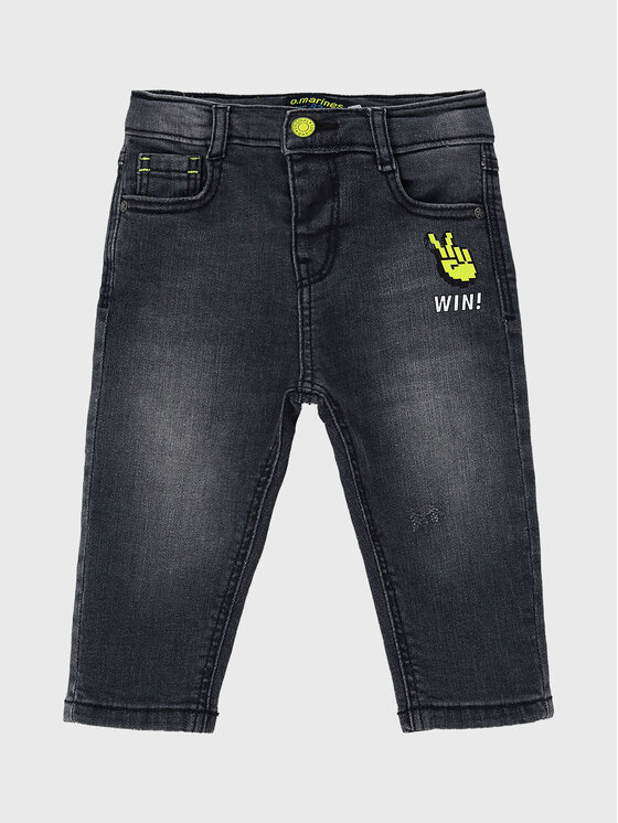 Original Marines Original Marines Jeans DCA0768NM Grau Slim Fit