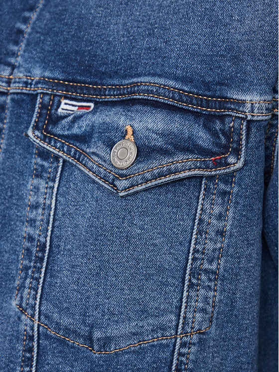 Tommy Hilfiger Tommy Hilfiger Дънково яке DM0DM16729 Тъмносин Regular Fit