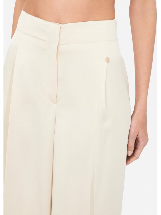 Liu Jo Liu Jo Pantalone da abito CF5096T2956X0726 Bianco Regular Fit