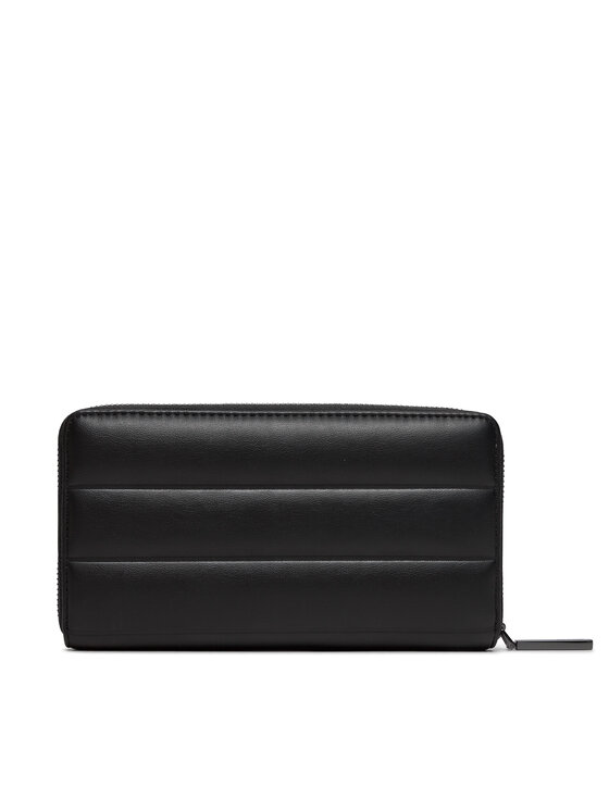 Calvin Klein Calvin Klein Портфейл Line Quilt Large Zip Around K60K612199 Черен