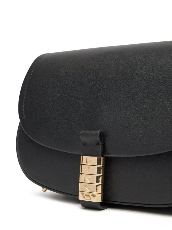 PINKO PINKO Kabelka Saddle Mini PE PLTT 103831 A270 Čierna