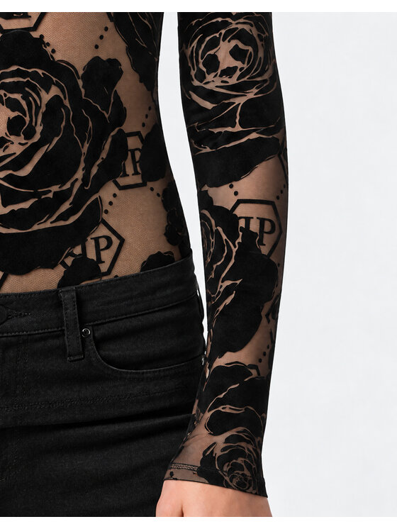 PHILIPP PLEIN PHILIPP PLEIN Body 31061 Černá Skin Tight Fit