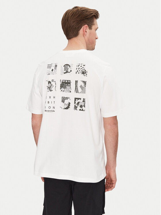 Resteröds Resteröds T-Shirt Tas 20251 2030 Λευκό Regular Fit