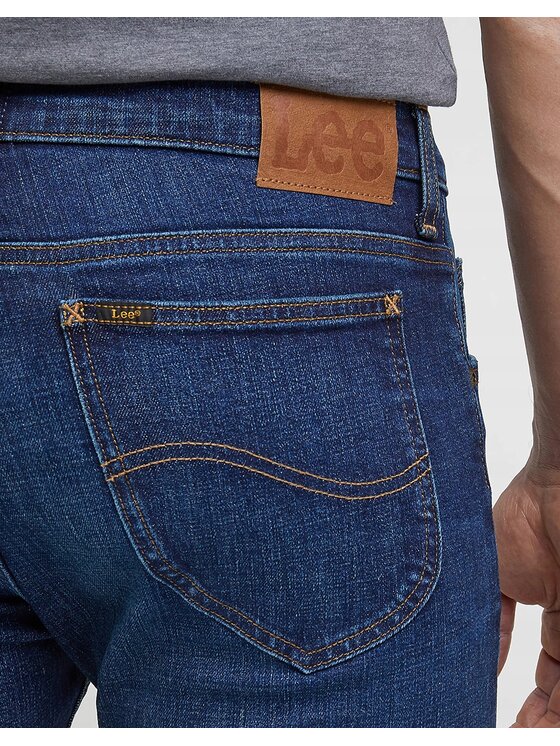 Lee Lee Jeansy Rider Niebieski Slim Fit