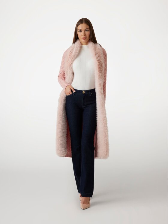 Marciano Guess Marciano Guess Sweter 167913 Różowy Classic Fit
