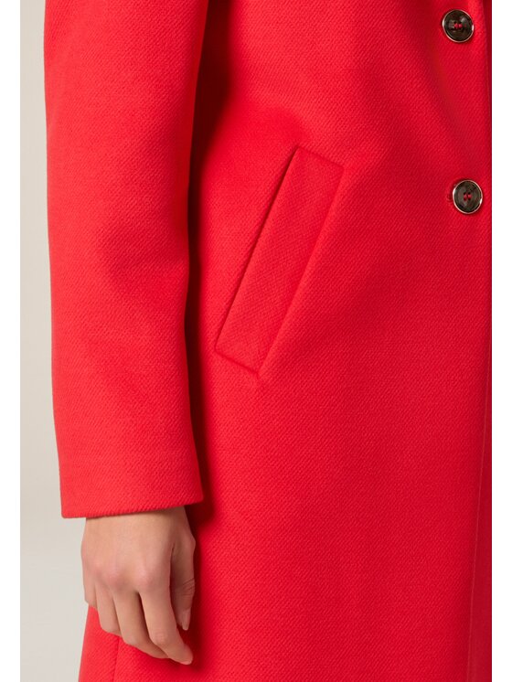 Oltre Oltre Cappotto 8723R001290N016 Rosso Regular Fit