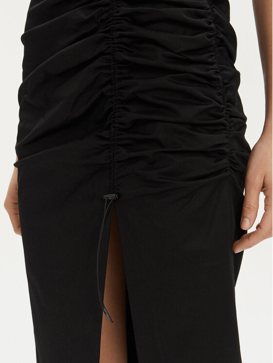 KARL LAGERFELD KARL LAGERFELD Ljetna haljina 241W1303 Crna Slim Fit