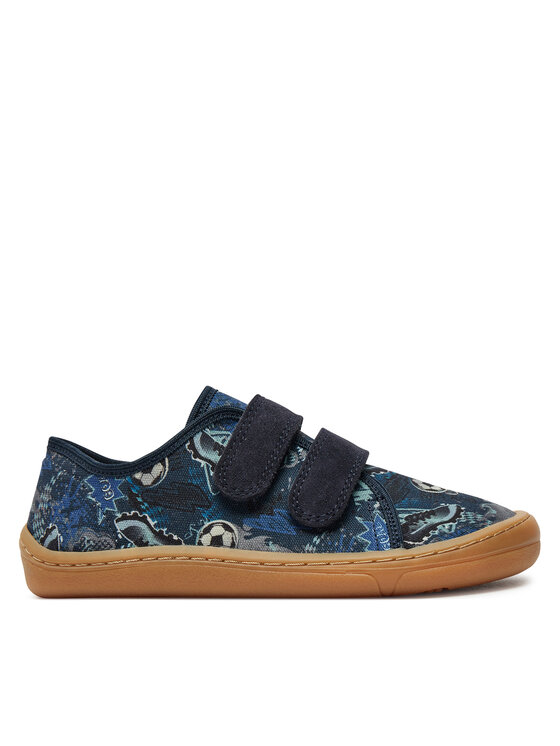 Froddo Papuče Barefoot Canvas G1700390 S Modrá