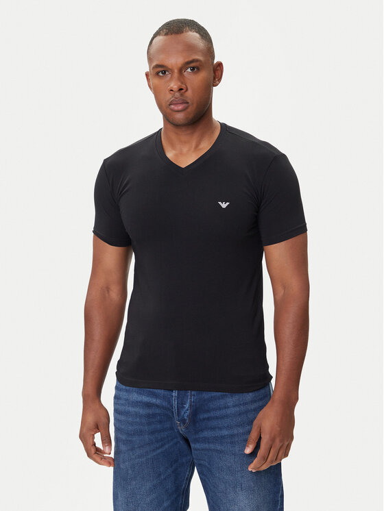 Emporio Armani Underwear Emporio Armani Underwear T-shirt EM000380 AF14133 UC001 Crna Fitted Fit