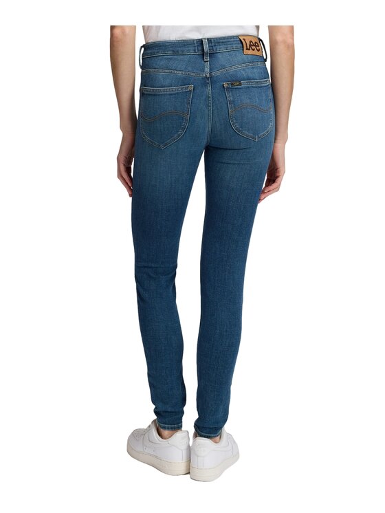 Lee Lee Jeansy 112385761 Niebieski Slim Fit