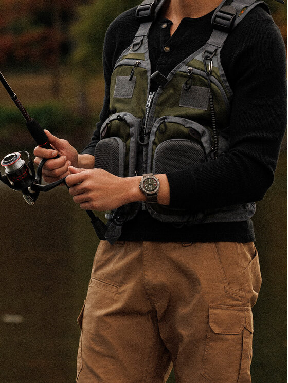 Timex Timex Zegarek TW2W91100 Zielony