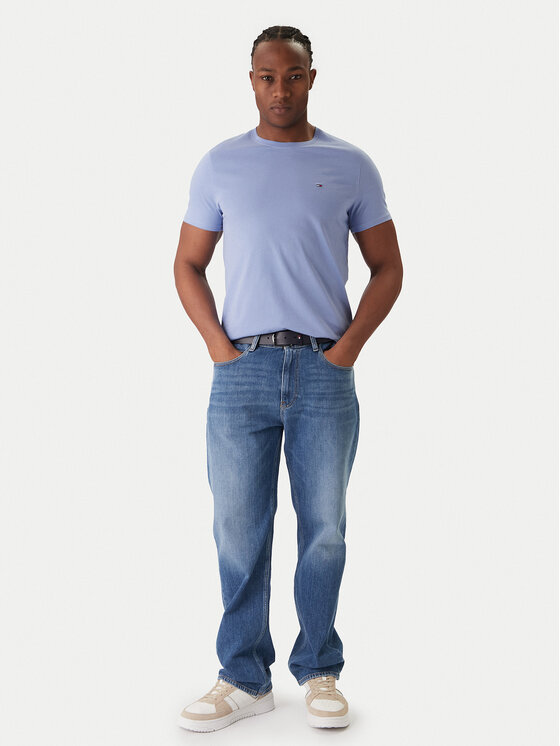 Tommy Jeans Tommy Jeans T-Shirt DM0DM04411 Blau Slim Fit