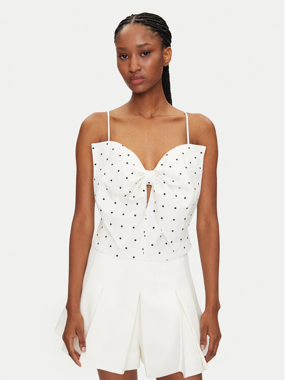 Bardot Bardot Top Vieda 59755TB Bílá Regular Fit