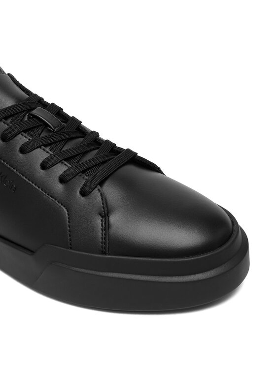 Calvin Klein Calvin Klein Sneakersy Chunky Cupsole Laceup Lth Bt Aop HM0HM02070 Čierna
