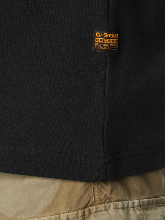 G-Star Raw G-Star Raw Marškinėliai 90s Logo D28921-D976 Juoda Regular Fit