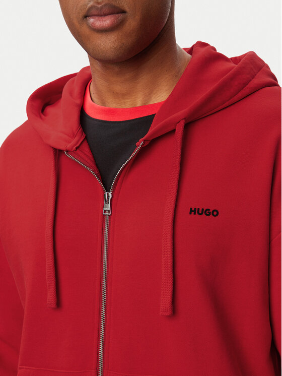 HUGO HUGO Sweatshirt Dapozip 50548651 Rot Relaxed Fit