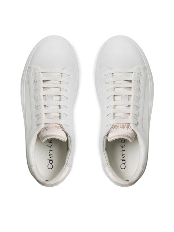 Calvin Klein Calvin Klein Αθλητικά Bubble Cupsole Lace Up HW0HW01778 Λευκό