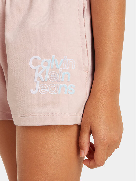 Calvin Klein Jeans Calvin Klein Jeans Športne kratke hlače Hero Logo IG0IG02501 Roza Regular Fit