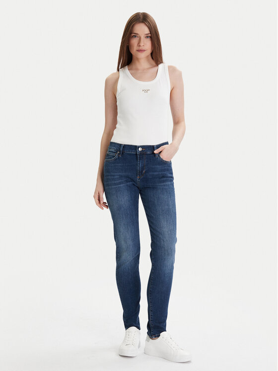 JOOP! Jeans JOOP! Jeans Top 30046103 Alb Slim Fit