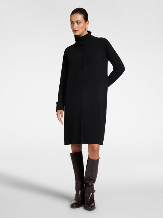Elena Mirò Elena Mirò Vestito da giorno 7600Z000128N033 Nero A-Line Fit