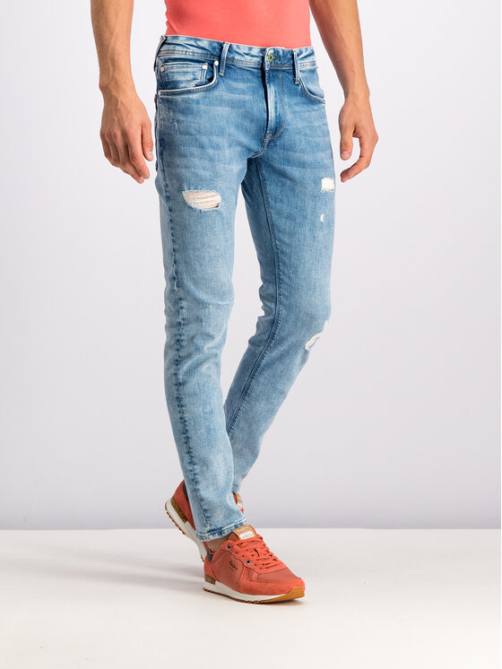 Pepe Jeans Jean Stanley PM201705 Bleu Slim Fit • Modivo.fr
