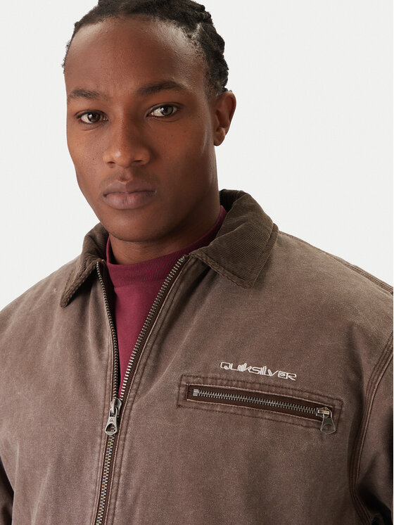 Quiksilver Quiksilver Jeansjacke Shaper Pad EQYJK04174 Braun Regular Fit