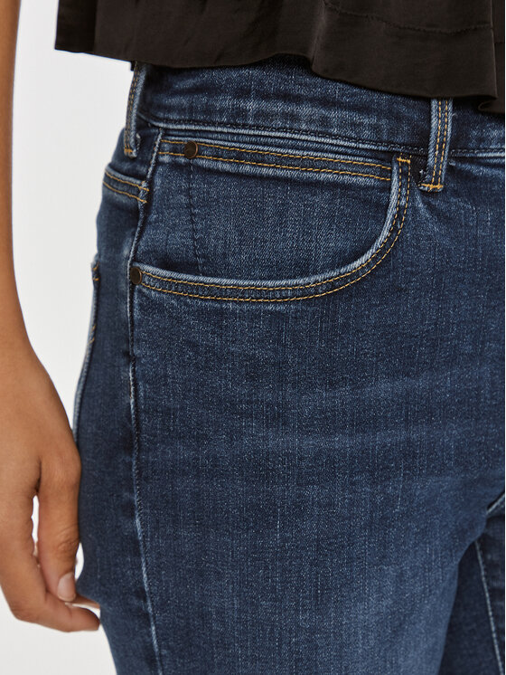 Wrangler Wrangler Jeansy 112356621 Granatowy Slim Fit