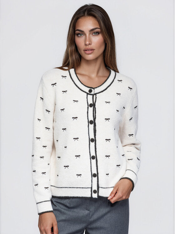 Ombre Ombre Svetr OW-SW-E0032 Béžová Regular Fit